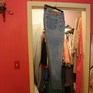 gap easy fit blue jeans 35x30